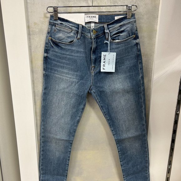 Frame Le High Skinny Raw Stagger - Picture 1 of 4